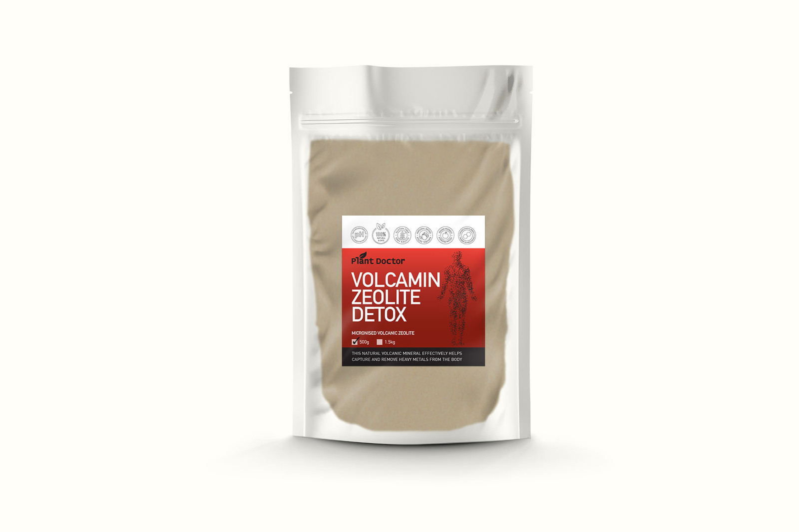 Volcamin Clinoptilolite Zeolite Powder Detox Helps Remove Heavy
