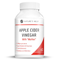 Nature's Help Organic Apple Cider Vinegar with Mother - 60 Capsules