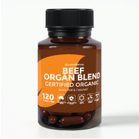 100% Australian Organic Beef Organ blend capsules - 500mg