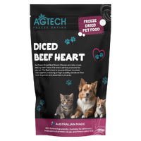 Beef heart diced 50g
