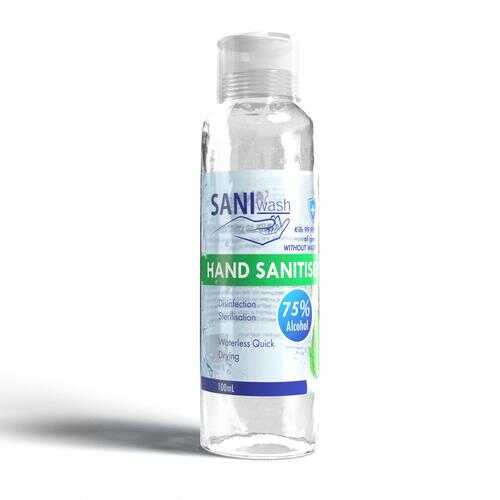 SaniWash Antiseptic Hand Sanitiser Gel - 75% Alcohol [size: 100ml]
