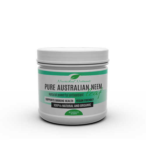 Nourished Nutrients Australian Neem Leaf Powder Capsules - 90 capsules