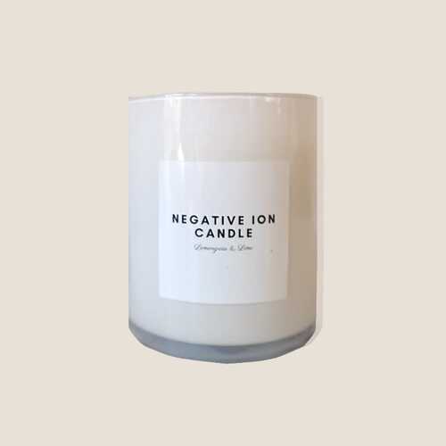 Negative Ion Candle - Lemongrass & Lime