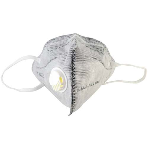 KN95 Face Mask with Self-suction Filter Respirator - Grey - 1 x mask