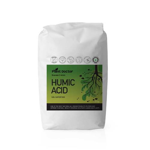 Humate / Humic Acid (45-50%) Granules (2-4mm) - Cert. Organic - 20kg