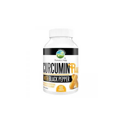 Curcumin PLUS with black pepper – 60 Tablets