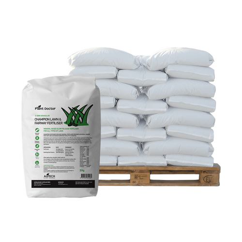 CHAMPION Lawn & Fairway Fertiliser - PALLET of 50 x 20kg