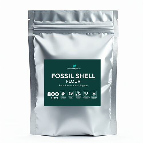 PREMIUM Fossil Shell Flour®: Food Grade DE Diatomaceous Earth - Organic - 800g