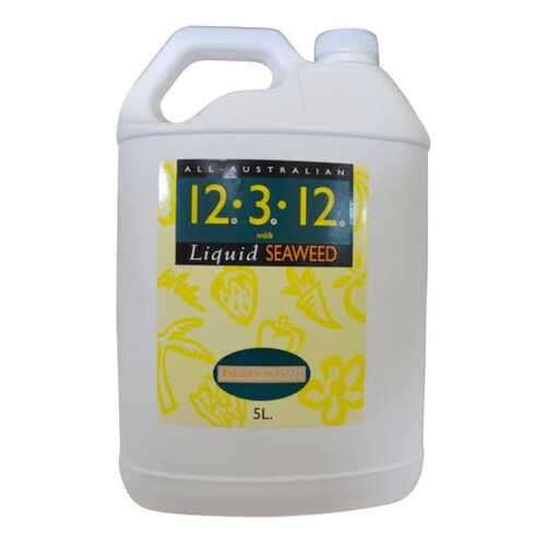 Natrakelp NPK 12-3-12 - Premium liquid seaweed (kelp) fertiliser (5 Litres)