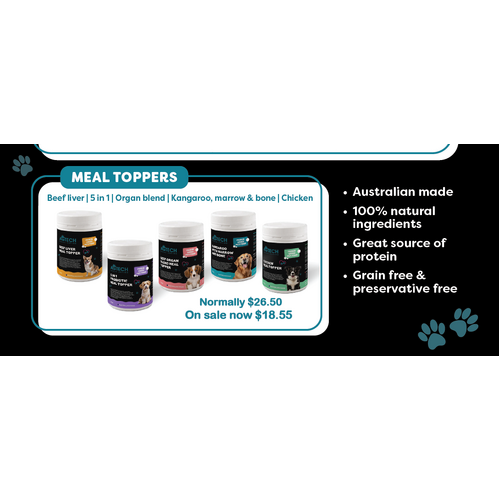 Pet Meal toppers - 100g powders